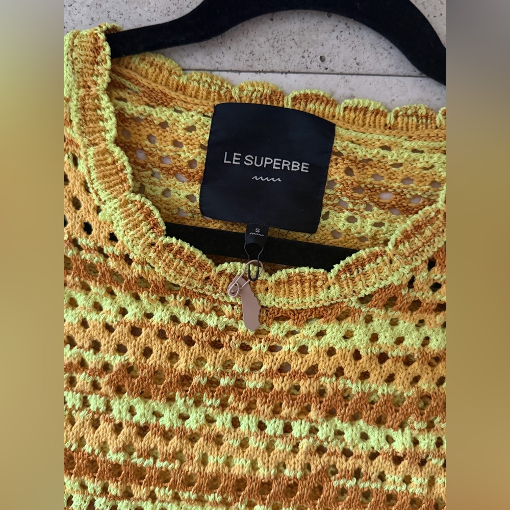 Yellow & Orange Knit Maxi Dress - Women - Picture 5 of 5